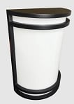 15 Watt - LED Round Double Ring Sconce Wall Light - Cylinder Light - Color Selectable 30K/40K/50K - Black