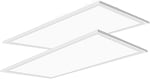 1x4 Foot LED Panel Light- 20/25/30/35/40 watts - Tunable - 30K/40K/50K - 5000 lumens - 2-Pack 