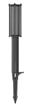 4 Pack-4.4W Stella XL Series - LED Landscape Path Light | 2700K, 12-15V DC Low Voltage, Black