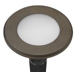 8 Pack-2W Stella Terra Series - LED Deck Light | Round Design, 2700K, 12-15V DC Low Voltage, Bronze