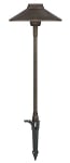 4 Pack-2W Stella Halo Series - LED Landscape Path Light | 2700K, 12-15V DC Low Voltage, Bronze