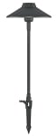 4 Pack-2W Stella Halo Series - LED Landscape Path Light | 2700K, 12-15V DC Low Voltage, Black