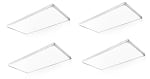 2x4 Foot LED Panel Light- 72 watts Troffer Light - R2 Series Tunable - Flat Surface Mount - 5 Kelvin 5000K/4000K/3500K - CARTON OF 4 