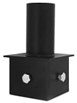 Tenon Adapter for 3 inch Square Pole - Light Pole Adapter for Slip Fit Mounts