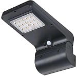 Solar 5 Watt LED Wall Pack  -  1,900 Lumens - 5000K - Semi Cut Off - With Motion Sensor - Brown Housing