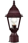 60W - LED Post Top Light | 14 Inch, Lantern Style, Bronze Housing, E26 Base