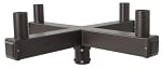 Quad Bullhorn Mount | Low Profile Quad 90D Tenon Adapter, 4 Light Pole Adapter for Slip Fit, Goes Over Tenon 2 3/8 inch, Bronze