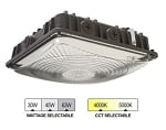 63 Watt LED Canopy Light Series - Full Tunable - 8,500 Lumens - LED Ceiling Light - Color Selectable on Fixture 4000K/5000K - 63w/45w/30w