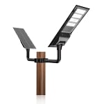 Everan II Series - Solar Light Package | 2 x 120W Solar Street LED Light + Dual Wrap Around Mount, Black