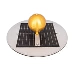  Solar - LED Flag Pole -  Post Top Fixture