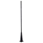 11ft Solar Light Pole - Premium Steel Light Pole - Torin Series Light Pole for Solar Post-Top Lights