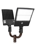 Light Pole Package | 2 of the 300 Watt Sports Light with Bullhorn, Bronze, Delivery Included Price to 48 States