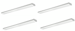 4 Foot LED Wrap Around Light - Wattage Selectable - 30/35/40 watts - 5200 Lumens - Color Selectable - 35K/4K/5K - Pack of 4
