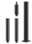 11ft Solar Light Pole - Premium Steel Light Pole - Light Pole for Solar Bell Lights 