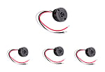Photocell Receptacle - 4 Pack - 3 Prong Twist Style Dusk to Dawn Sensor Receptacle