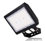 90W Kivo II CS Series - LED Flood Light | With Photocell, Color Selectable 30K/40K/50K, Yoke Mount, DLC Premium 5.1