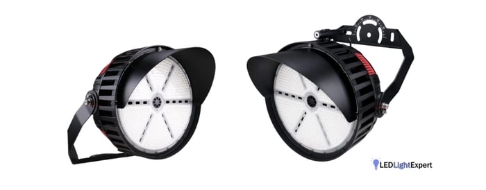 stadiumpro iv series led stadium lights - trap range lighting
