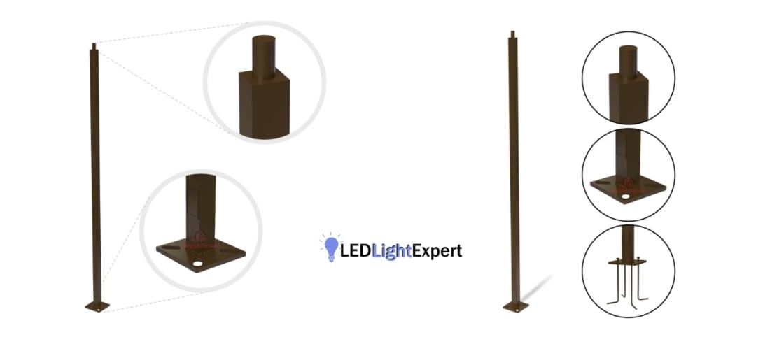 30ft Light Pole