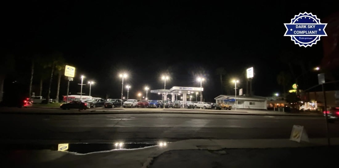 Dark Sky Compliant Parking Lot Lighting