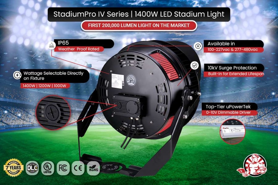 =1400 watt stadium light Stadium pro 5 