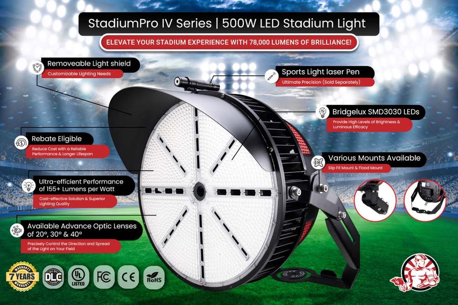 =500 watt stadium light Stadium pro 5 